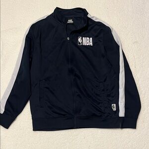 NBA Navy and White Windbreaker Jacket